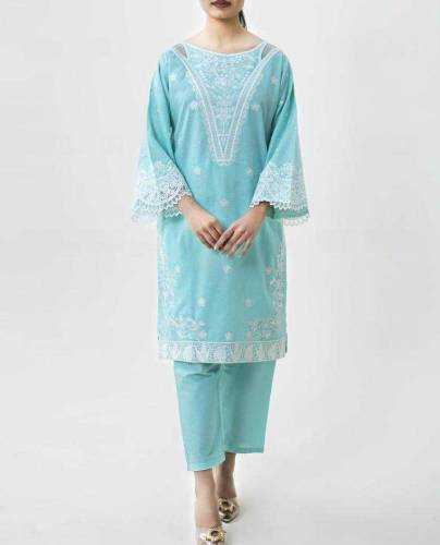 Women stitched fancy summer two piece collection 