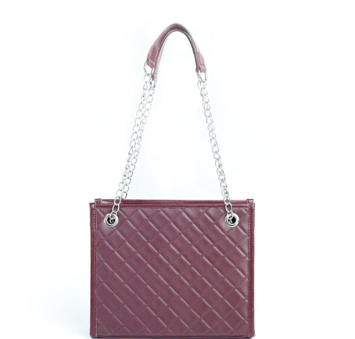 Sydney synthetic leather casual shoulder bag maroon
