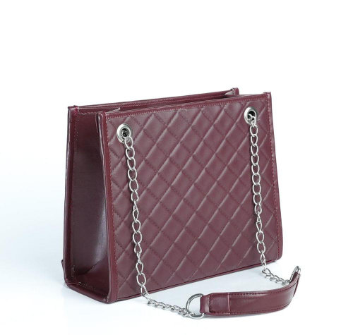 Sydney synthetic leather casual shoulder bag maroon