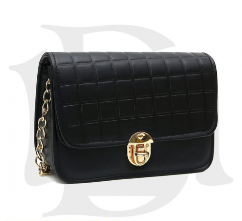 woman pu leather grainy Cross body bag