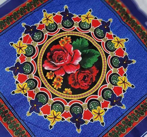 12 Pcs Cotton Printed Dastarkhwan