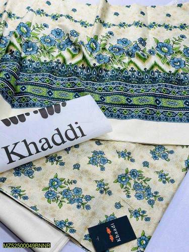 3 pc women Unstitched lawn and embroidery suits 