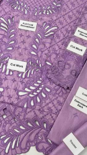 : Cotton & Khaadi Net☆Embroided collection 