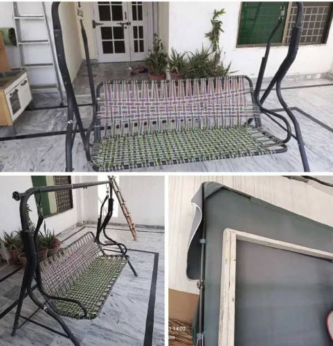 Foreign Made lawn sofa with head cover 