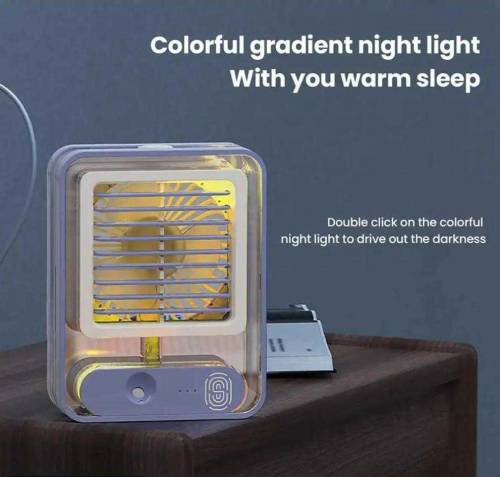 Usb mini air water cooling fan with 3  speed spray humidifier