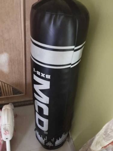 mcd punching bag black set