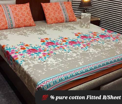 king size 3 piece pure soft cotton bed sheets
