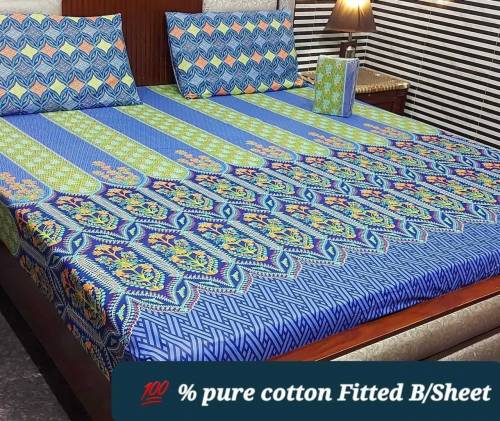king size 3 piece pure soft cotton bed sheets