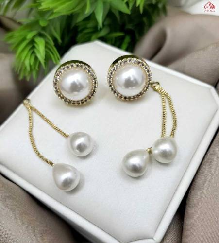 Zircon Pearl Good Quality Studs