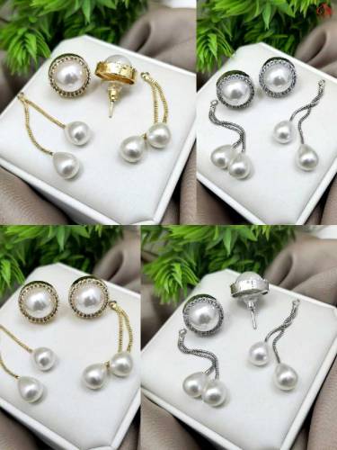 Zircon Pearl Good Quality Studs