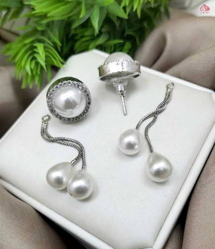 Zircon Pearl Good Quality Studs