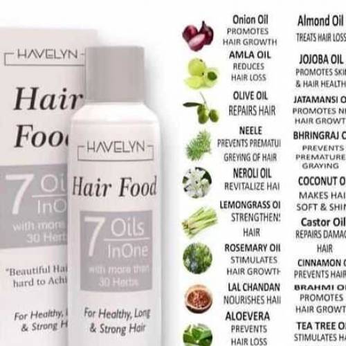 Hair food oil 7 in one 