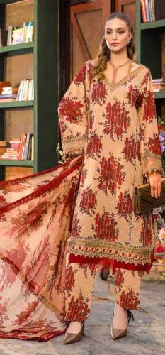 *❤️بِسْمِ اللَّهِ الرَّحْمَنِ الرَّحِيم❤️* Maria.B Lawn Volume *Eid Collection*Fabric