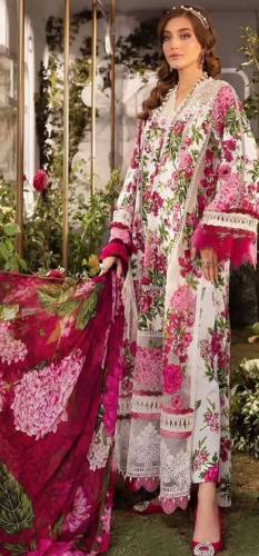 *❤️بِسْمِ اللَّهِ الرَّحْمَنِ الرَّحِيم❤️* Maria.B Lawn Volume *Eid Collection*Fabric