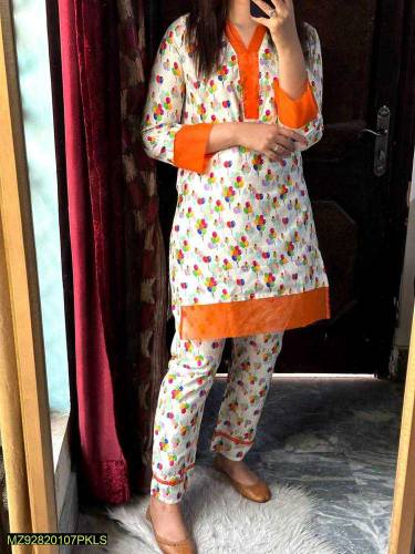 lawn printed dress