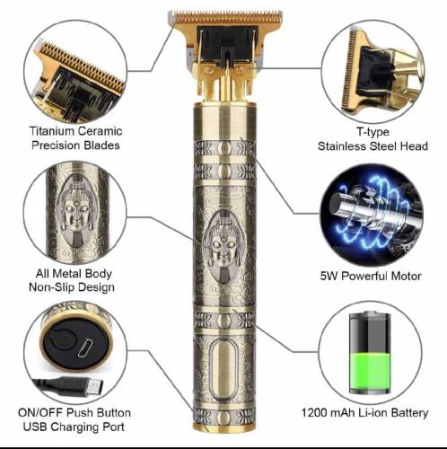 TRIMUX- Original Vintage T9 Professional Cordless Hair Trimmer Kit Wit