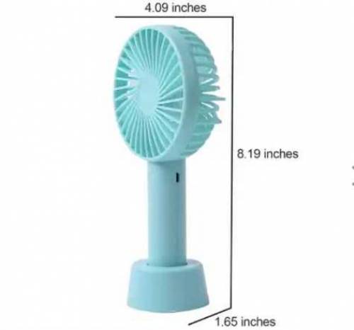 Electric Portable Mini Desk Fan for Kids - Rechargeable USB Battery - 