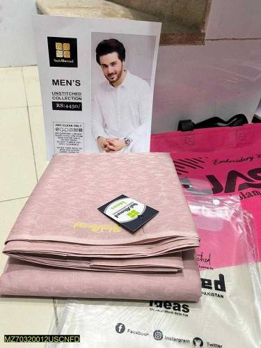 Men's cotton self print suite