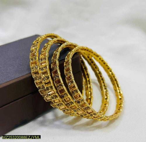 •  Material: Gold•  Plating: Gold Plated•  Number Of Pieces: 4 Pcs•  S