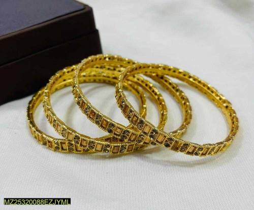 •  Material: Gold•  Plating: Gold Plated•  Number Of Pieces: 4 Pcs•  S