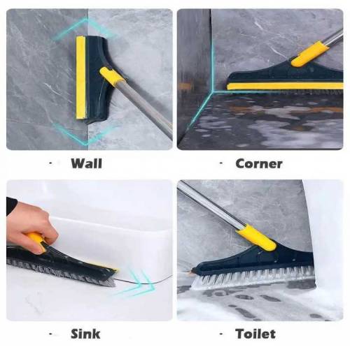 Dust Cleaning Scrubber And Wiper with Brush