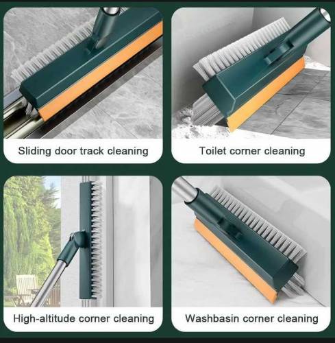 Dust Cleaning Scrubber And Wiper with Brush