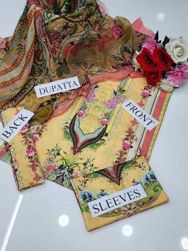 UNSTICHED 2 PC DRESS