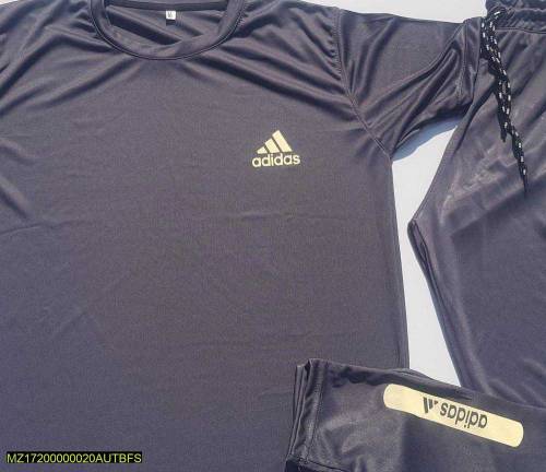 2 Pcs Men's Micro Interlock Printed Track Suit.