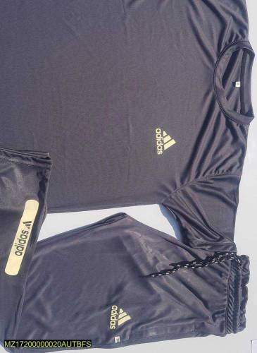2 Pcs Men's Micro Interlock Printed Track Suit.