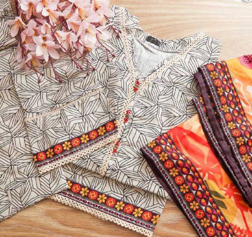 Agha Noor printed ready to wear 