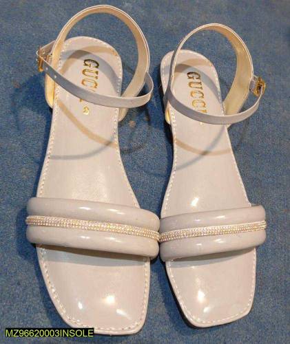 Women.s Synthetic Leather Plain Sandals free delivery