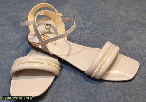 Women.s Synthetic Leather Plain Sandals free delivery