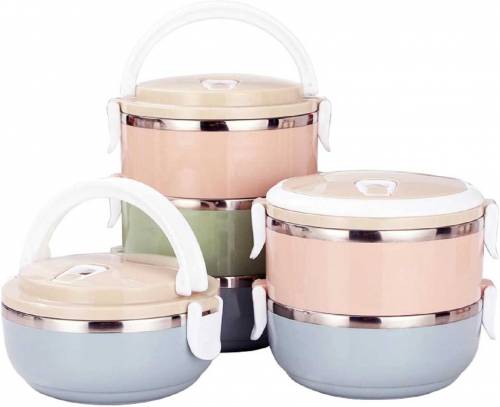 1,2,3 Layer Stainless Steel Vacuum Lunch Box