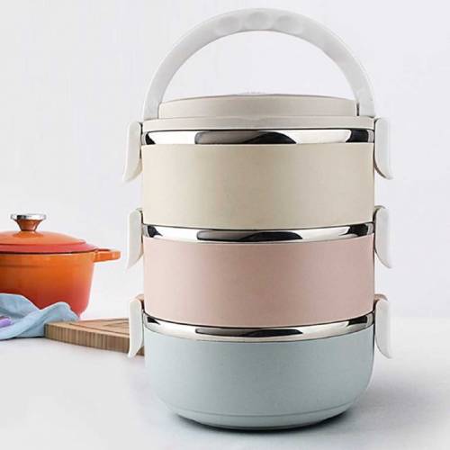 1,2,3 Layer Stainless Steel Vacuum Lunch Box