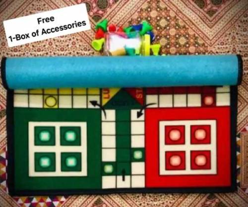 Ludo carpet pad unbelievable & washable 2×2 Feet