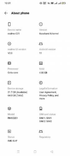 REALME C21 4 64 