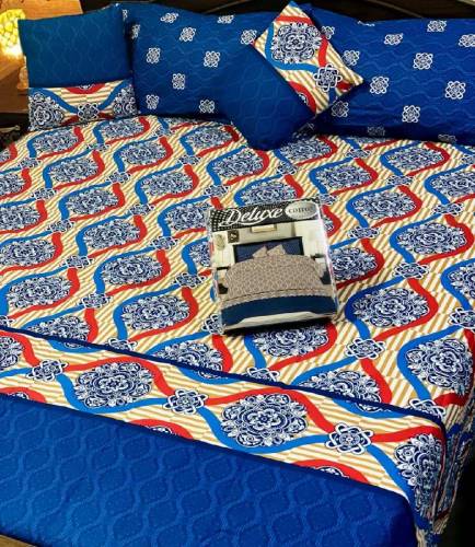 Pure cotton Bedsheet-5 Pcs