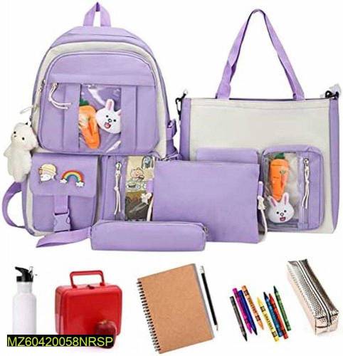 4 pcs multifunction bagpack set