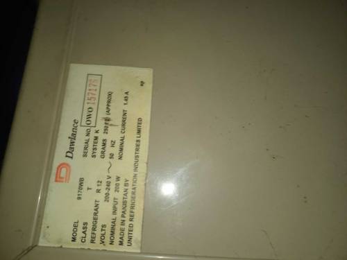 DAWLANCE REFRIGERATOR FOR SALE PRICE 40000