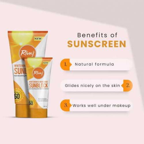 Sunblock SPF 60 by Rivaj UK