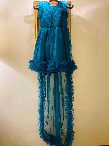 fancy princess Taill frock beautiful design One year baby