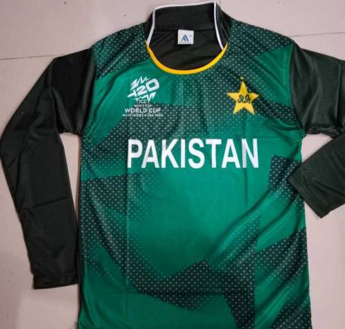 Pakistan World cup Jersey is available. With free delivery charges. 