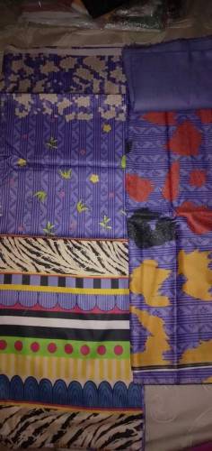 Digital printed unstitch Lawn suit 