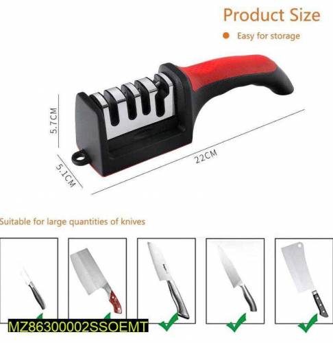 Professional Knife Sharpener_Non-slip base_Fast Sharpening 