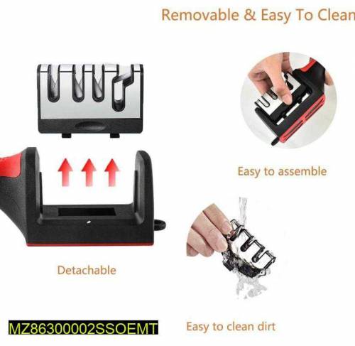 Professional Knife Sharpener_Non-slip base_Fast Sharpening 