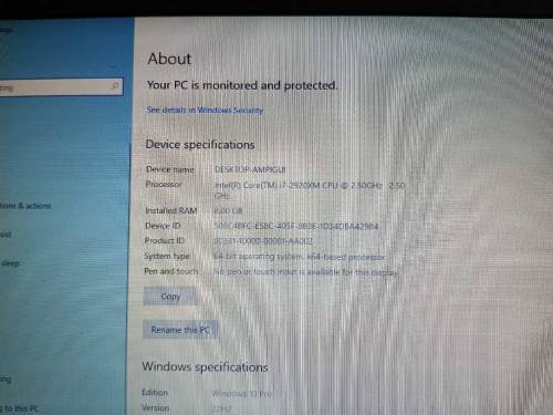 Dell laptop 