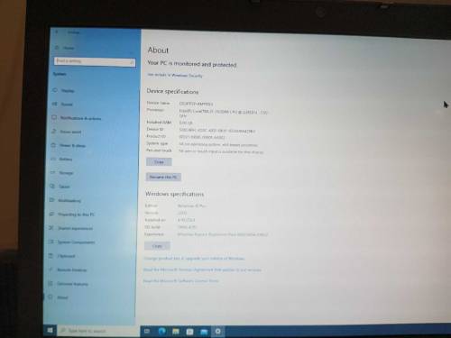 Dell laptop 