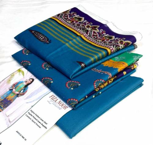 Fiza Noor 💯 Original 3pc Printed CollectionFabric Lawn