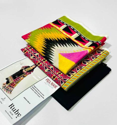 Fiza Noor 💯 Original 3pc Printed CollectionFabric Lawn