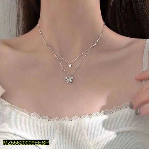 Double layer butterfly pendant 